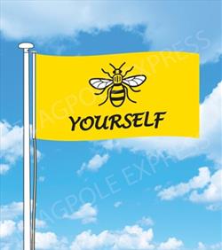 Bee Yourself Yellow flag