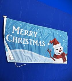 Snowman Christmas Flag