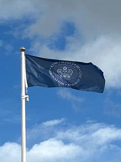 King Charles Blue Flag