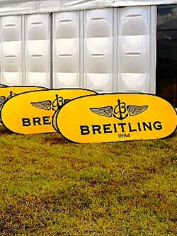 Burst Displays on show in a field