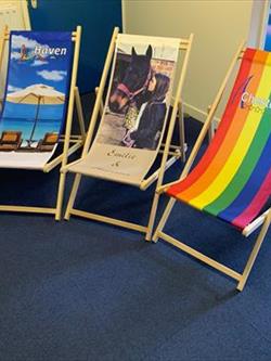 custom printed deckchairs