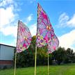 event flags and flagpoles with flagpole wooden box